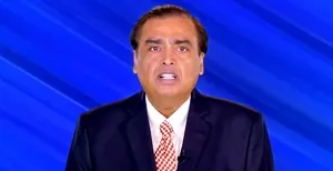 Mukesh Ambani at Reliance's 2023 Annual General Meeting