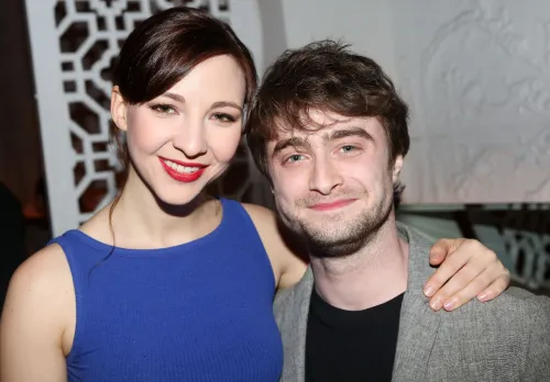 Daniel Radcliffe With His Girlfriend
