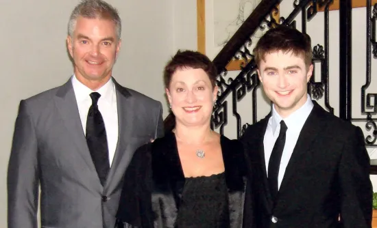 Daniel Radcliffe With His Parents