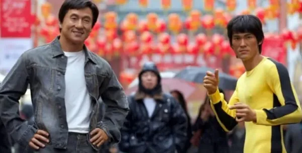 Jackie Chan and Bruce Lee