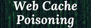 Web cache poisoning